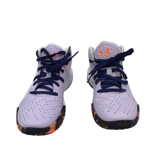 Under Armour Kids Youth Basketball High Top Shoes Sneakers 5Y Purple Unisex - Picture 5 of 6